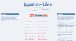 Desktop Screenshot of annuaire-libre.info